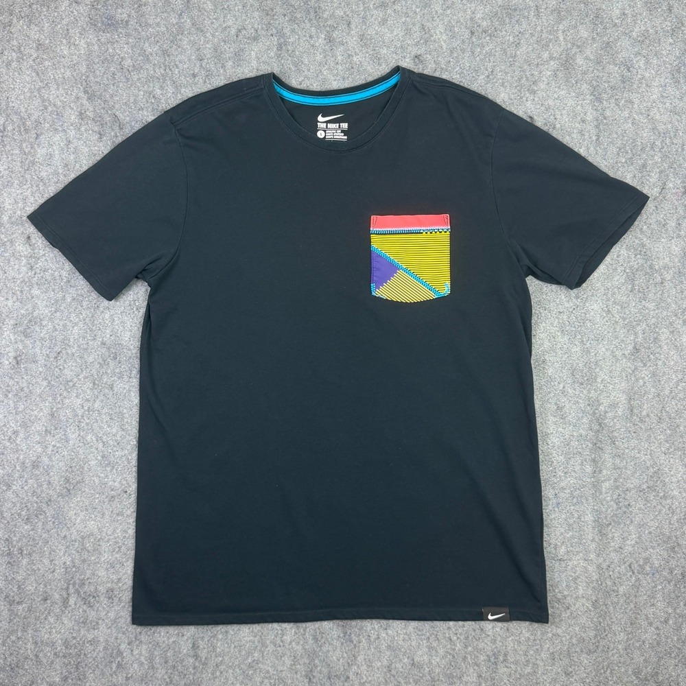 Nike Kobe Bryant Mamba Pocket T-Shirt Mens Large Black Sheath Logo 808243-010